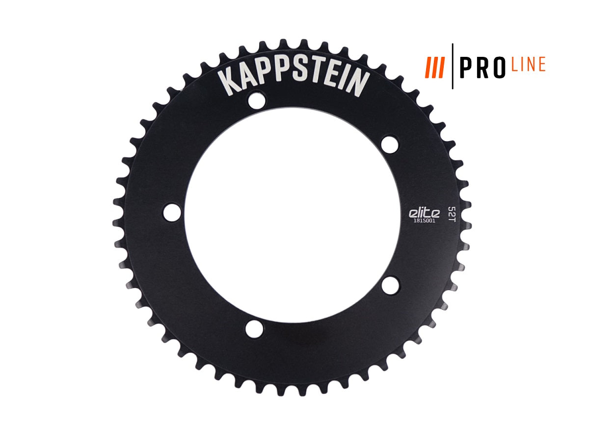 elite KAPPSTEIN ブラックチェーンリング Proline Chainring - Elite Black | Track Bike | Round-Teeth