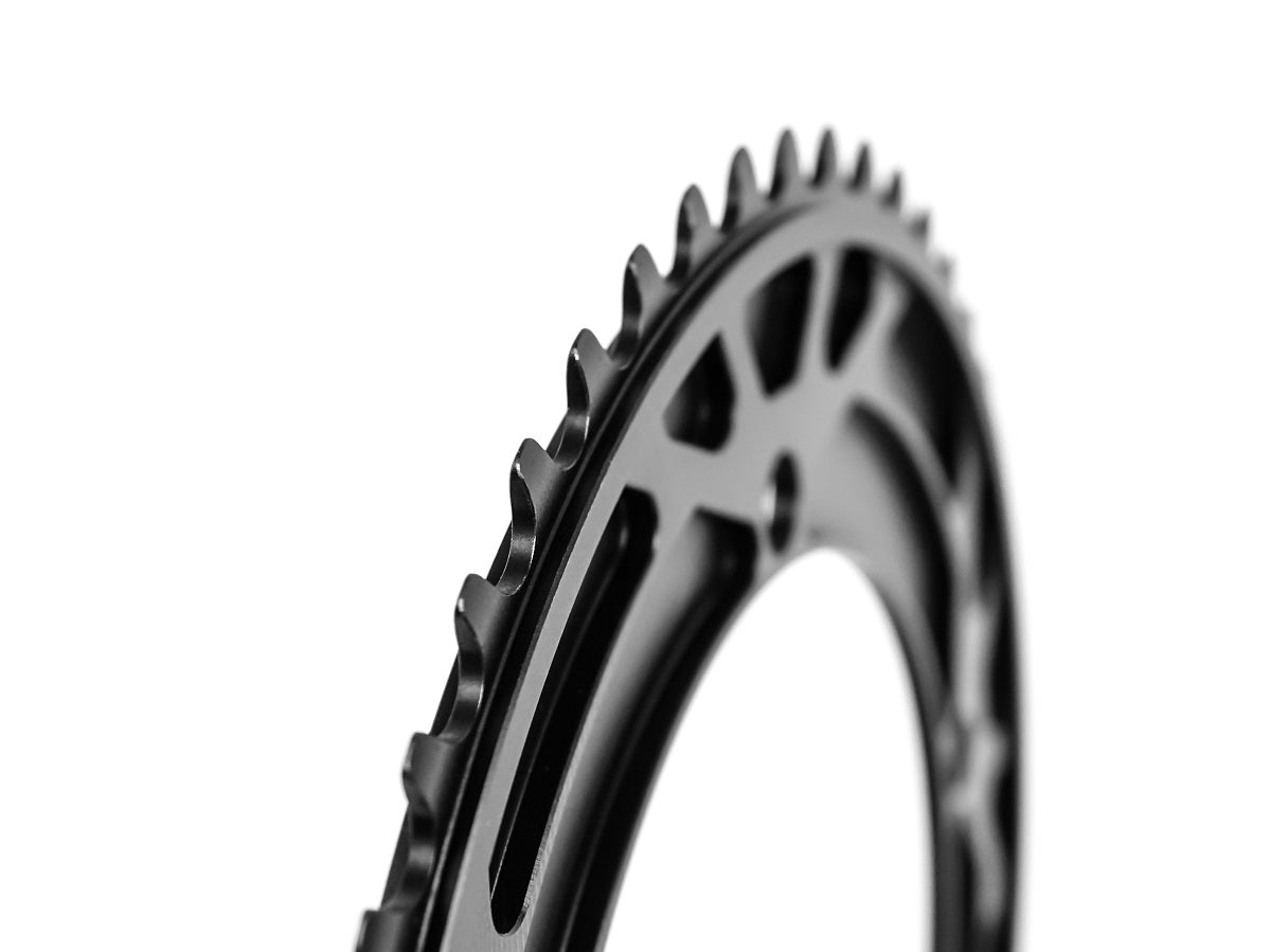 elite KAPPSTEIN ブラックチェーンリング Proline Chainring - Elite Black | Track Bike | Round-Teeth